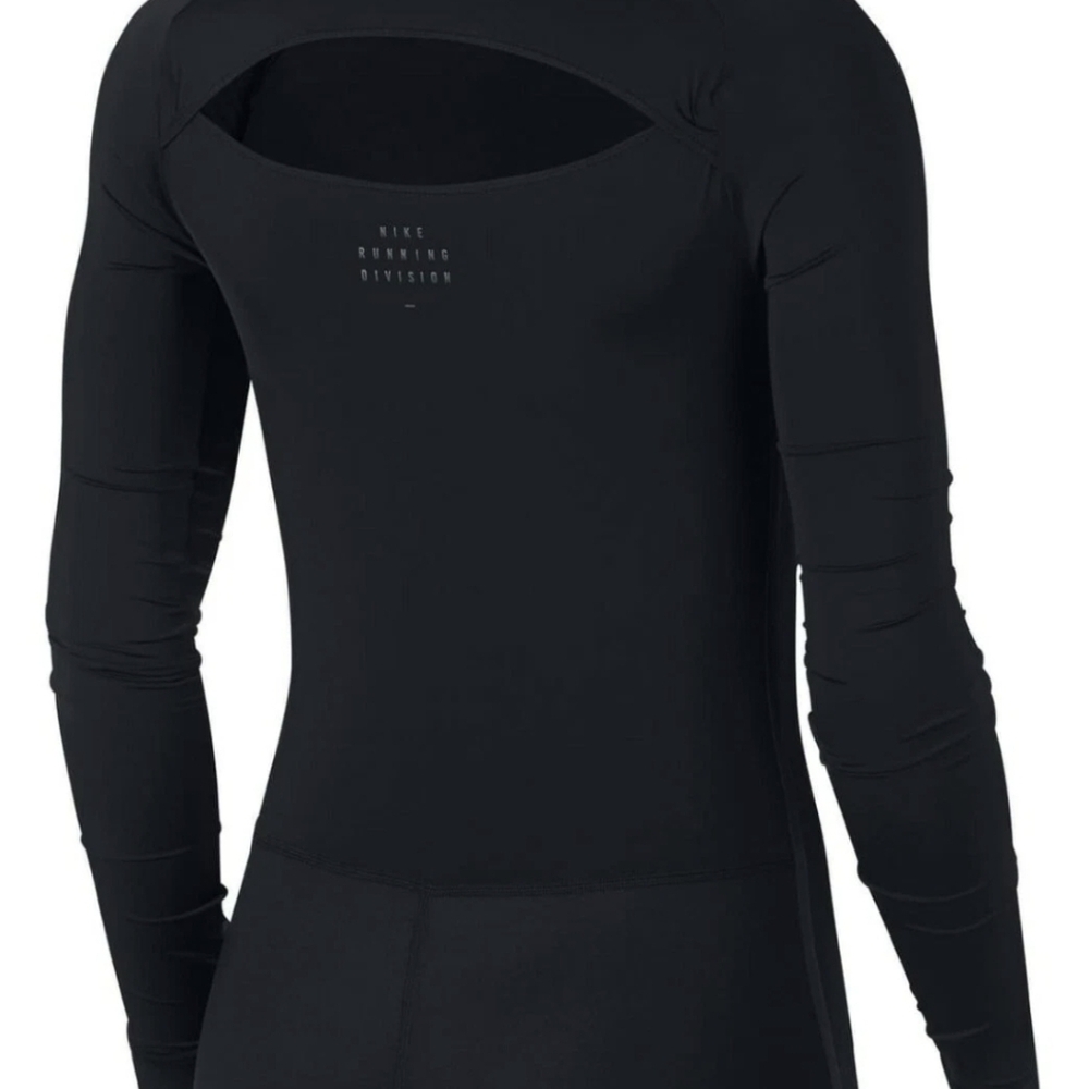 Nike Women’s Power Running Bodysuit Run Division In: Black Size :Medium - Picture 8 of 16